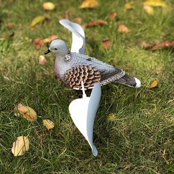 Rotating wing PE  Plastic  Hunting Pigeon Decoy for Garden Decoration  plastic pigeon decoy for scare birds