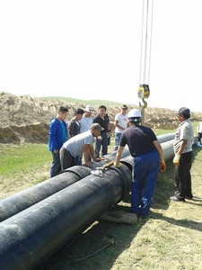 RTP Steel mesh Reinforcing thermoplastic pipe for water /gas supply projects