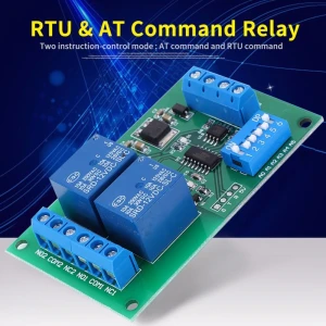 RTU & AT Command 2 RTU PC UART Board RS485 Relay PLC Controller UART Serial Port Swit