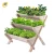 Import Rustic 3 Tiers Vertical Planter Boxes Wooden Vertical Raised Garden Bed With Legs For Vegetables Flowers Outdoor Garden from China