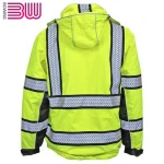 Safety clothing hivis softshell orange security jacket
