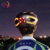 safety led light smart indicator bicycle helmet