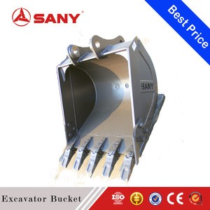 SANY Hot Sale Steel Material 0.15 to 0.58m3 Mini Rock Excavator Parts Grapple Rotating Rake Bucket