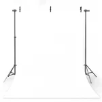 Seamless Solid Color Bright White Photo Booth Studio Indoor Background