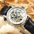 Import SEKARO Luxury Ladies Watches Design Women&#39;s Skeleton Dial Seagull Movement Mechanical Watch from China