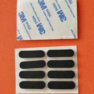 Self adhesive silicone rubber feet