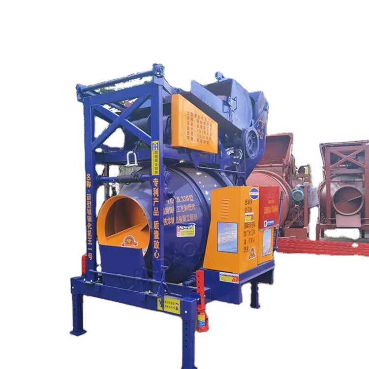 Self Loading Concrete Mixer with Lifting Winch