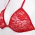 Import Sexy See-through Lace Christmas Lingerie Set For Women Soft Wireless Bra Tops Low Rise G-string with Hat Sleepwear Nightwear from China