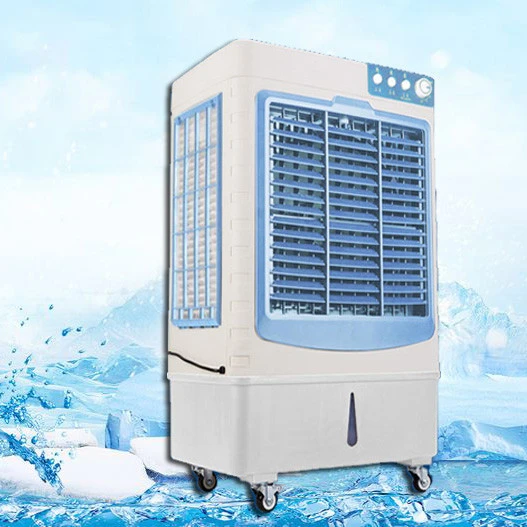 SF-50T BLUE 200W 4500 cmh air flow evaporative honeycomb cooling pad portable air cooler with UV lamp ozonizer to kill virus