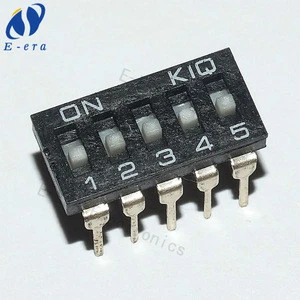 Shenzhen cxcw small button dip switch,component rotary bit 5 position toggle switch