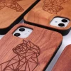 Shockproof Real Natural Wood Cell Phone Case For iPhone 13 14 Plus X XS Max For iPhone 15pro max phone bags