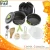 Import silicone non stick mini camping lightweight pots and pans backpacking outdoor camping cookware set from China