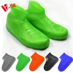 Silicone plastic rain shoe covers reusable safety shoes cover for shoes rain cover waterproof