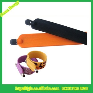 Silicone Touch Screen Stylus Pen Bracelet for Smartphone Tablets