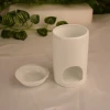 Simple Design White Ceramic Candle Oil Burner