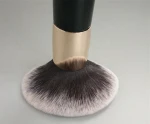 Single Black Powder Foundation Brush Short Kabuki Cosmetics Makeup Brush Luxury Soft Ladies Hair Drop Ship Private label