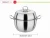 Import Single layer 201 stainless steel non electric food steamer with casserole from China