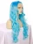 Import Sky Blue Color Synthetic Lace Front Wigs Orange Color Bright Color Hiperlon Fiber wigs from China