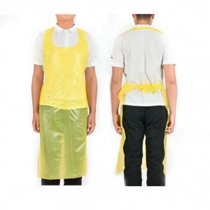 Sleeveless Apron Cleaning PO Plastic Disposable Kids Apron and Chef Use Wholesale