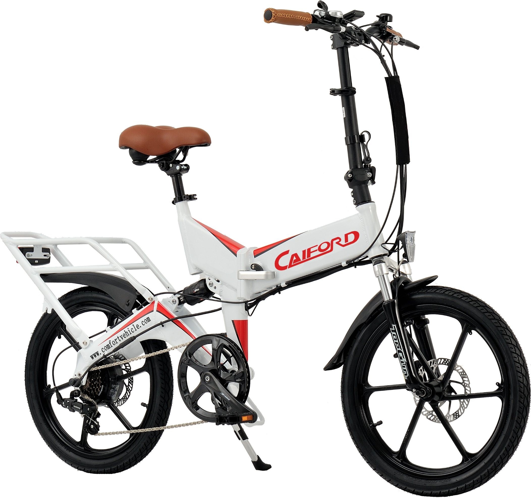 Small Size 20inch Bike 350W Fastest Folding Electric Moped Sepeda Listrik Electric Bicycle Mini LCD Display 2seat for Children