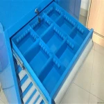 Small tool cabinet with many drawers
