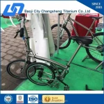 smooth welding track frame fixed gear 700c bike frame titanium alloy bicycle frame