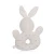 Import soft rabbit plush rattle 16cm Organic cotton baby bunny hand bell rattle education toys from China