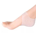Soft Silicone Foot Skin Care Protector Heel Socks Prevent Dry Skin Against Peeling Washable Heel Protector