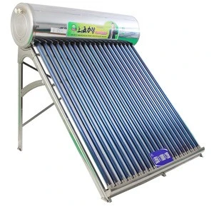 Solar geysers , home solar water heater system stainless steel, non-pressurized solar water heater