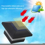 Solar Post Lights Outdoor IP65 Waterproof LED Post Garden Lights Waterproof Ip65  Garden Led Outdoor Solar