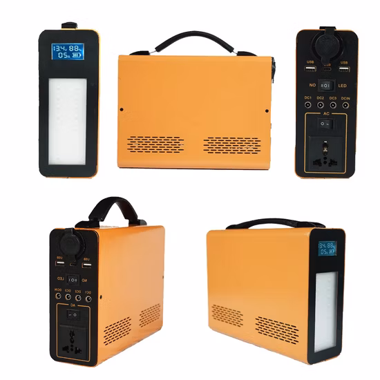 200W 300W 500W Portable Power Station LiFePO4 Battery Solar Inverter for Home Outdoor
