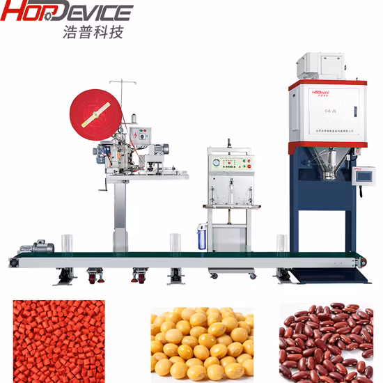<span>Automatic Sewing Machine Packaging Machinery 25kg 50kg Bag for Animal Food Grain Bean Rice Seed Corn</span>