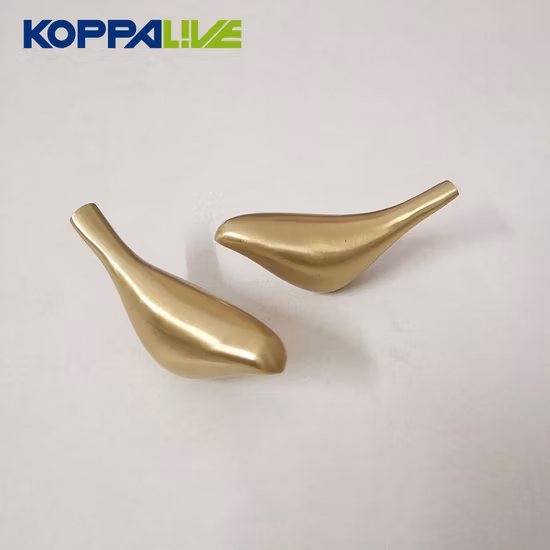 Wholesale Bird Brass Kitchen Cabinet Knobs Nordic Copper Wardrobe Door Drawer Knob