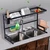 Import Stainless Steel Dish Rack Over Shelf Sink Bowl Organizer , Kitchen  Over Sink Dish Rack from China