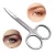 Import Stainless Steel Makeup Small Nose Hair Scissor Rounded Eyebrow Eyelashes from China