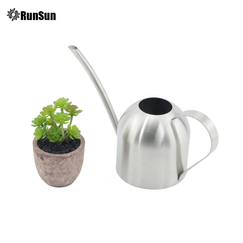Stainless steel new design wholesale home garden metal watering can
