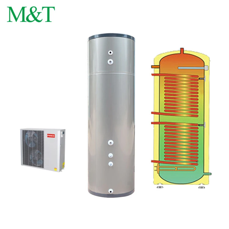 Stainless steel tank meeting air source heat pump thermodynamic water heater 1000w