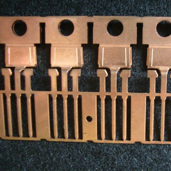 stamping copper IC lead frame strips