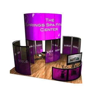 Standard size aluminum frame fashion system custom shape trade show displays exhibition booth equipment in jiangmen tianyu