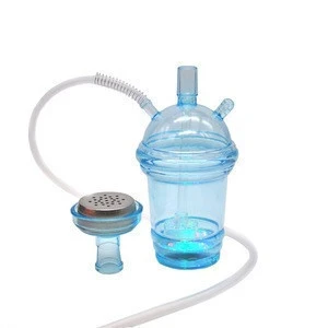 STARBUSS Portable All-In-One Travel Hookah with Hose Charcoal Holder Tong Nargila LED