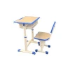 steel and plastic primary middle school desk and chair for student