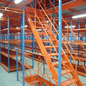 steel mezzanine floor rack for warehouse storage