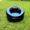Stock sofa Inflatable Empire Chair Round inflatable PVC flocking sofa lounge