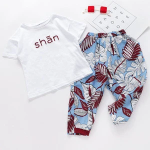 Summer new products children clothes  girls clothing sets children clothing sets