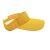 Import Summer Plain Unisex Sport Custom Yellow Cloth Sun Visor Cap  Adjustable Sun Hat from China
