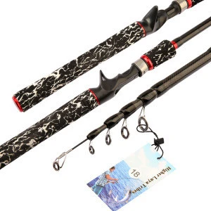 Super hard carbon easy to carry telescopic road pole 2.7 meters competition level sea pole fishing rod