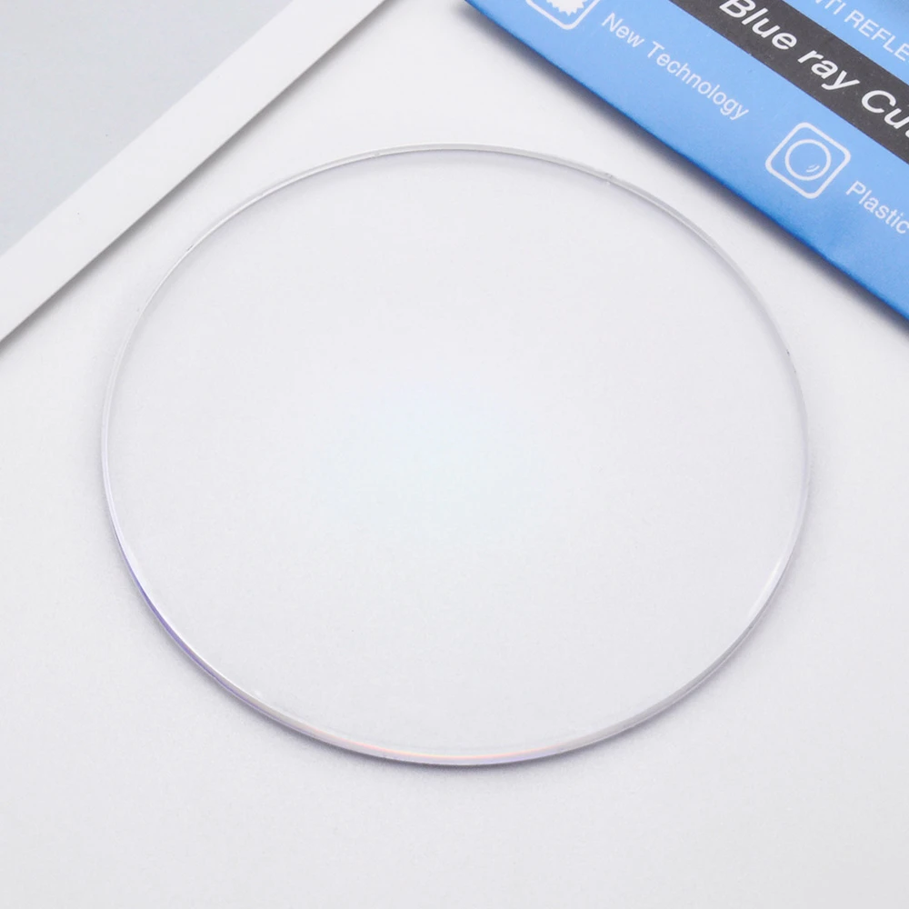 super hydrophobic Blue cut lenses 1.56 aspheric Green Coating Resin HMC Single Vision Ophthalmic Lens