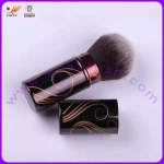 Super Value Nylon Hair Retractable Facial Removable Loose Powder Tool Blush Brush Oval Brush Makeup Brush