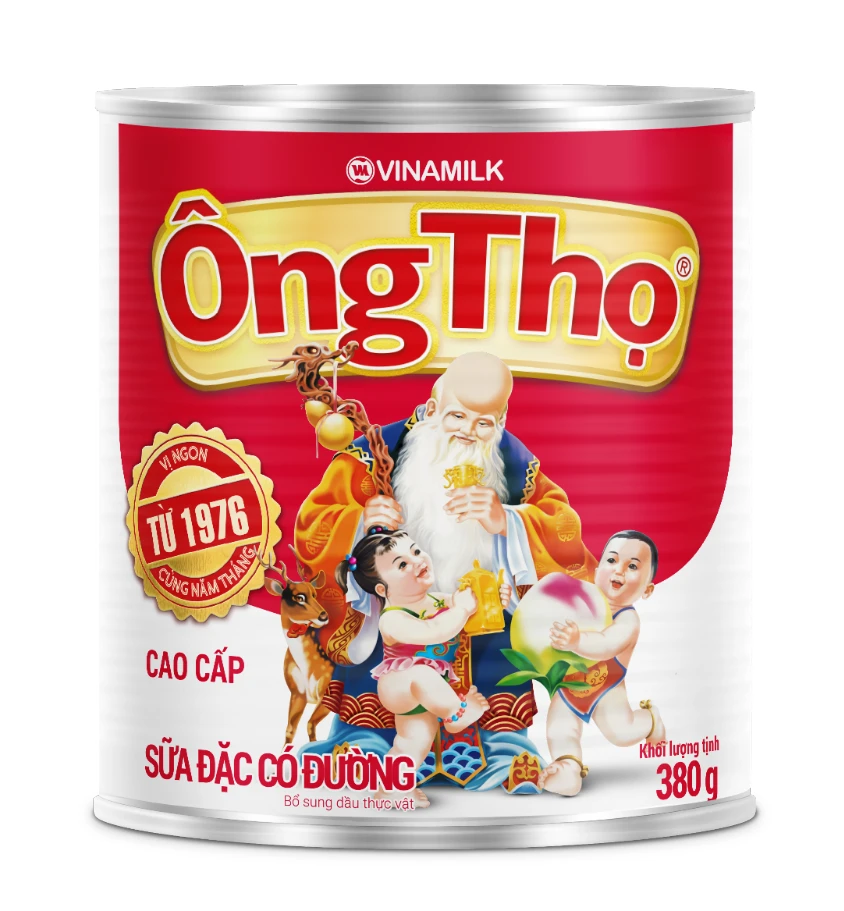 Sweetened Condensed Milk - Vinamilk - Ong Tho brand - Red Label - Tin 380g