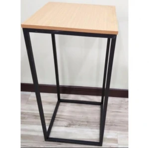 Tall/Bar Design Square Wood Coffee Table